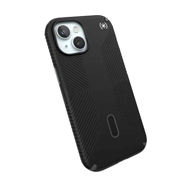 Speck Presidio2 Grip ClickLock & MagSafe - iPhone 17e / 16e / 15 / 14 / 13 Case (Black)