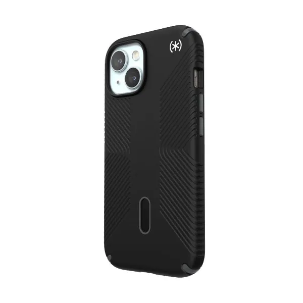 Speck Presidio2 Grip ClickLock & MagSafe - iPhone 17e / 16e / 15 / 14 / 13 Case (Black)