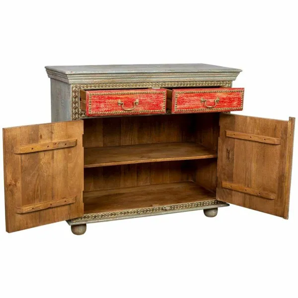 Bufete Alexandra House Living Mango koks 46 x 90 x 107 cm