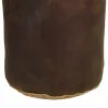 Doorstop Alexandra House Living Jute Leather 20 x 20 x 20 cm Brown