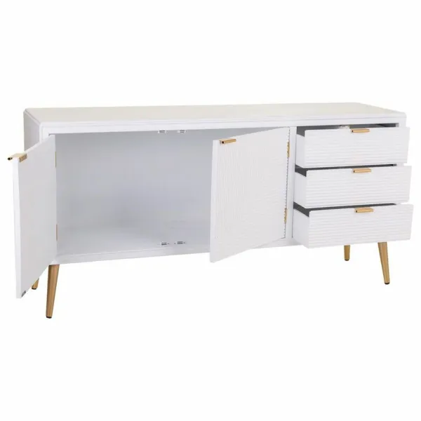 Bufete Alexandra House Living Balts Bronza Koks MDF 42 x 71 x 145 cm