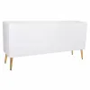 Sideboard Alexandra House Living White Golden MDF Wood 42 x 71 x 145 cm