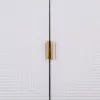 Skapītis Alexandra House Living Balts Bronza Koks MDF 36 x 118 x 62 cm