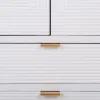Skapītis Alexandra House Living Balts Bronza Koks MDF 36 x 118 x 62 cm