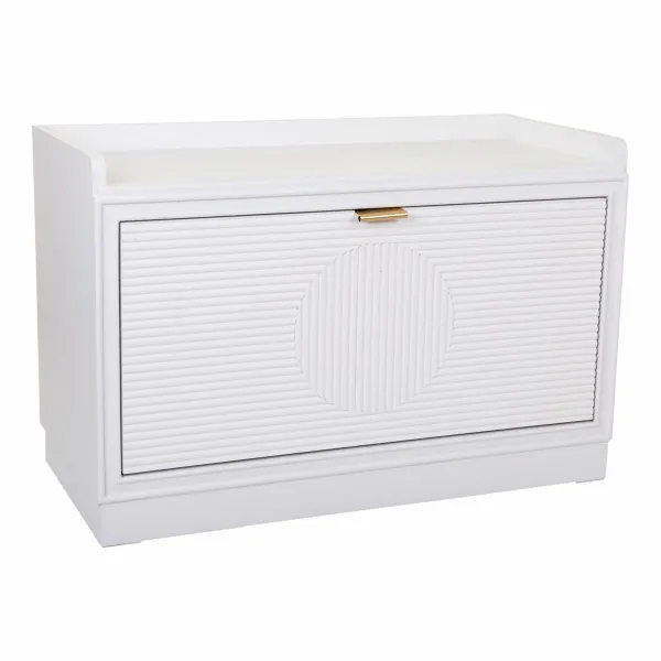 Taburete Alexandra House Living Bronza Koks MDF 38 x 53 x 80 cm Apavu plaukts