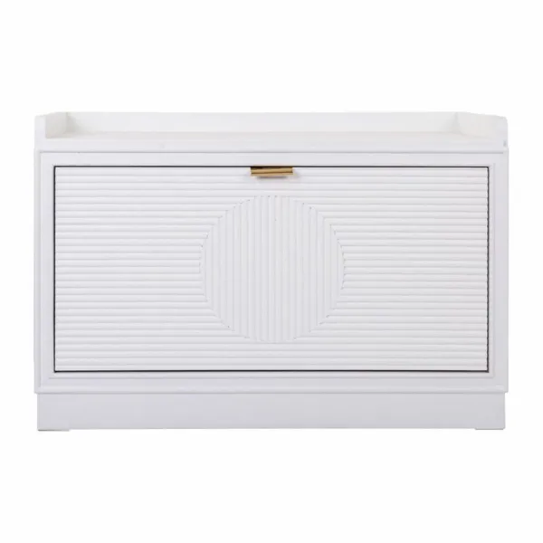 Taburete Alexandra House Living Bronza Koks MDF 38 x 53 x 80 cm Apavu plaukts
