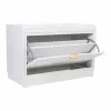 Bench Alexandra House Living Golden MDF Wood 38 x 53 x 80 cm Shoe Rack
