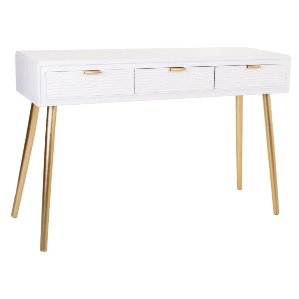 Vestibila galds ar 3 atvilktnēm Alexandra House Living Bronza 41 x 78 x 120 cm