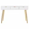 Vestibila galds ar 3 atvilktnēm Alexandra House Living Bronza 41 x 78 x 120 cm