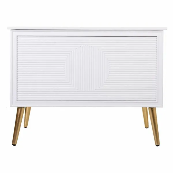 Glabāšanas lāde ar sēdekli Alexandra House Living Bronza Koks MDF 41 x 62 x 83 cm