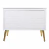 Glabāšanas lāde ar sēdekli Alexandra House Living Bronza Koks MDF 41 x 62 x 83 cm