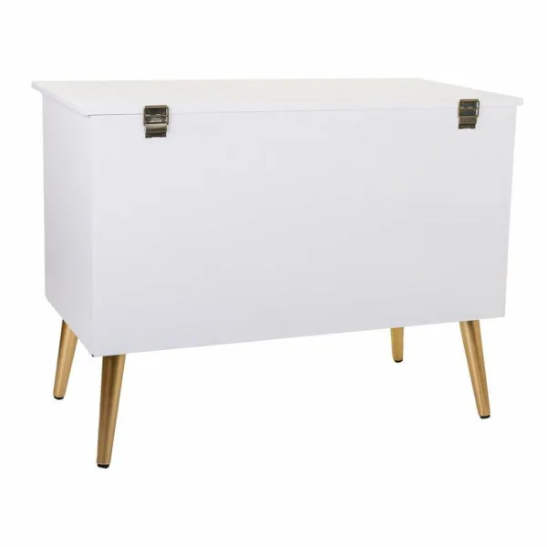 Glabāšanas lāde ar sēdekli Alexandra House Living Bronza Koks MDF 41 x 62 x 83 cm