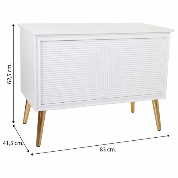 банкетка Alexandra House Living Позолоченный Деревянный MDF 41 x 62 x 83 cm