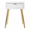 Ночной столик Alexandra House Living Позолоченный 39 x 67 x 47 cm
