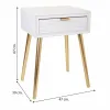 Ночной столик Alexandra House Living Позолоченный 39 x 67 x 47 cm