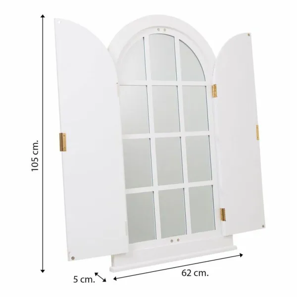 Seinäpeili Alexandra House Living Kullattu Puu MDF 5 x 105 x 62 cm