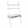 Galda ar plauktiem Alexandra House Living Balts 45 x 188 x 107 cm