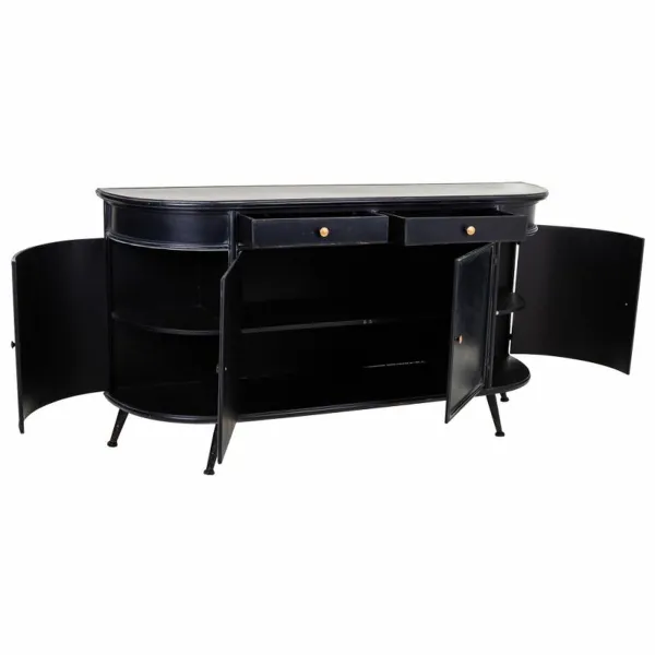 Bufete Alexandra House Living Melns Dzelzs 40 x 80 x 150 cm