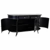 Bufete Alexandra House Living Melns Dzelzs 40 x 80 x 150 cm