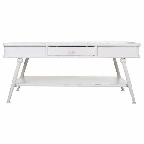 Centre Table Alexandra House Living White Iron 60 x 53 x 120 cm