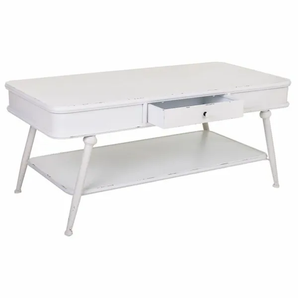 Кофейный столик Alexandra House Living Белый Железо 60 x 53 x 120 cm