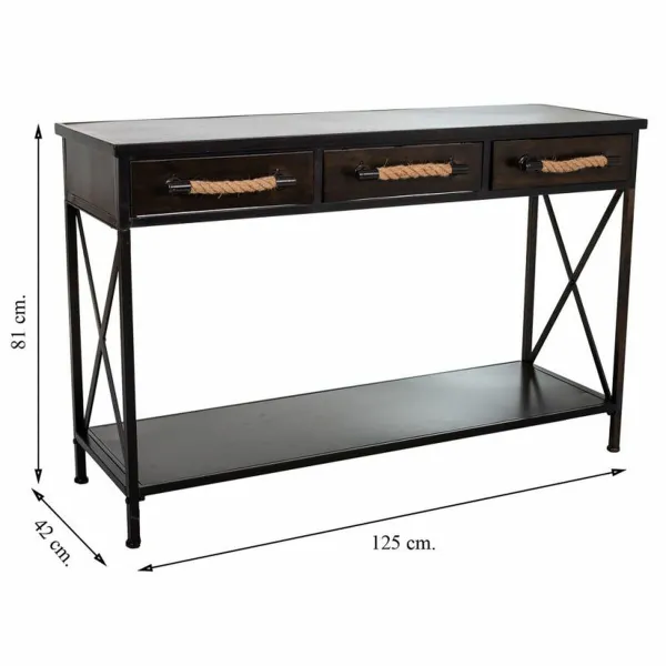 Hall Alexandra House Living Brown 42 x 81 x 125 cm