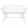 Скамья Alexandra House Living Белый Железо 53 x 86 x 128 cm