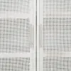 Skapītis Alexandra House Living Sudrabains white wedding Bambuss Koks MDF 37 x 101 x 80 cm
