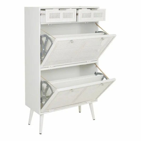Apavu skapis Alexandra House Living Balts 32 x 120 x 70 cm Grills