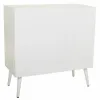 Комод Alexandra House Living Белый Бамбук Деревянный MDF 39 x 81 x 80 cm