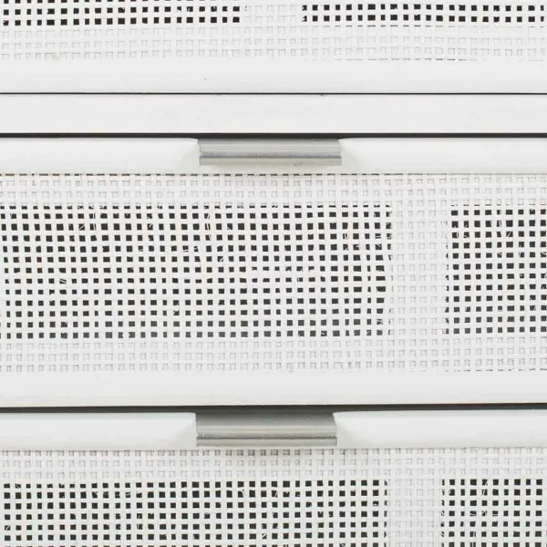 Komoda Alexandra House Living Balta Bambukas Medžio MDF 39 x 81 x 80 cm