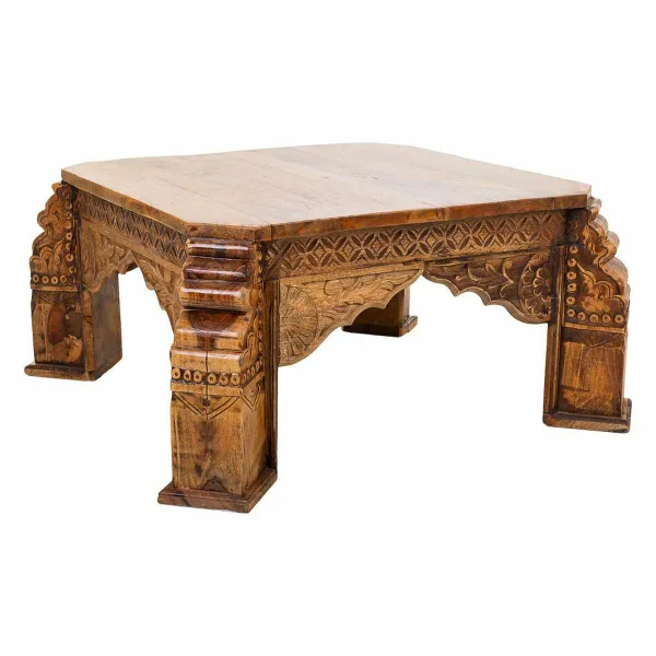 Centrālais galds Alexandra House Living Mango koks 102 x 48 x 102 cm