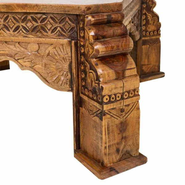 Centrālais galds Alexandra House Living Mango koks 102 x 48 x 102 cm