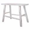 Bench Alexandra House Living White Pinewood 25 x 50 x 70 cm