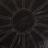Pouffe Alexandra House Living Black Leather 48 x 35 x 48 cm