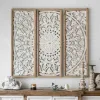 Seinäkoriste Alexandra House Living Kuusi Puu MDF 2 x 90 x 90 cm 3 Kappaletta