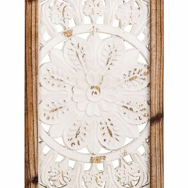 Seinäkoriste Alexandra House Living Kuusi Puu MDF 2 x 90 x 90 cm 3 Kappaletta