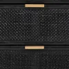 Nightstand Alexandra House Living Black Golden
