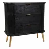 Komoda Alexandra House Living Juoda Medžio MDF 35 x 81 x 80 cm