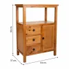 Indauja Alexandra House Living Ruda pušis Medžio MDF 90 x 37 x 64 cm