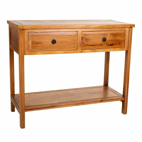 Vestibila galds ar atvilktnēm Alexandra House Living Brūns 78 x 41 x 95 cm