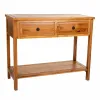 Hallipöytä laatikolla Alexandra House Living Ruskea 78 x 41 x 95 cm