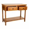 Vestibila galds ar atvilktnēm Alexandra House Living Brūns 78 x 41 x 95 cm