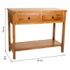 Vestibila galds ar atvilktnēm Alexandra House Living Brūns 78 x 41 x 95 cm