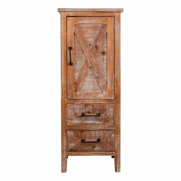 Шкаф Alexandra House Living древесина сосны Деревянный MDF 31 x 97 x 38 cm