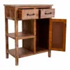 Stalas su stalčiais Alexandra House Living Ruda 82 x 37 x 63 cm
