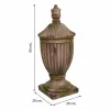 Maljakko Alexandra House Living Lasikuitu Magnesium 29 x 50 x 29 cm