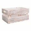 Uzglabāšanas kastes Alexandra House Living CARGO Balts Egles koksne 24 x 19 x 38 cm 33 x 20 x 18 cm 28 x 15,5 x 17 cm 3 Daudzums