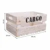 Sandėliavimo dėžės Alexandra House Living CARGO Balta Eglės mediena 24 x 19 x 38 cm 33 x 20 x 18 cm 28 x 15,5 x 17 cm 3 Dalys