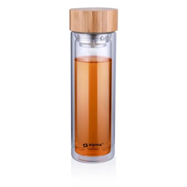 Alpina - Thermal glass bottle (double wall) 450 ml